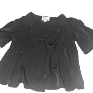 Flowy lace up shirt *MOVING, make an offer*